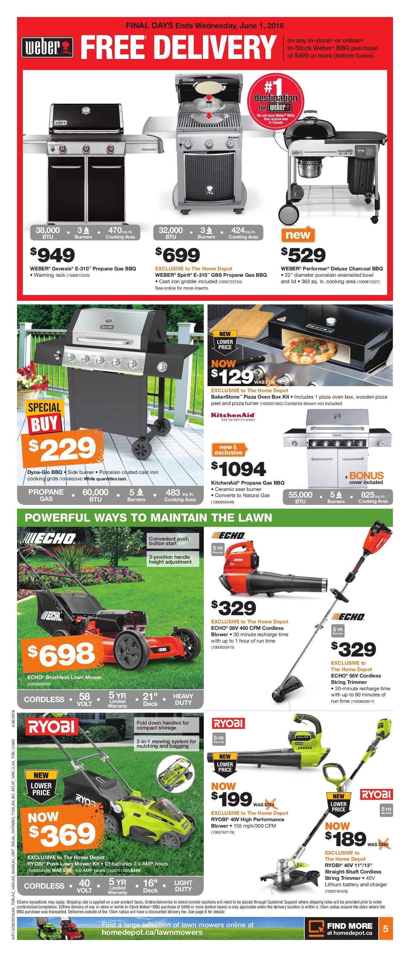 Home Depot Weekly Flyer Weekly Landscape Event May 26 – Jun 1