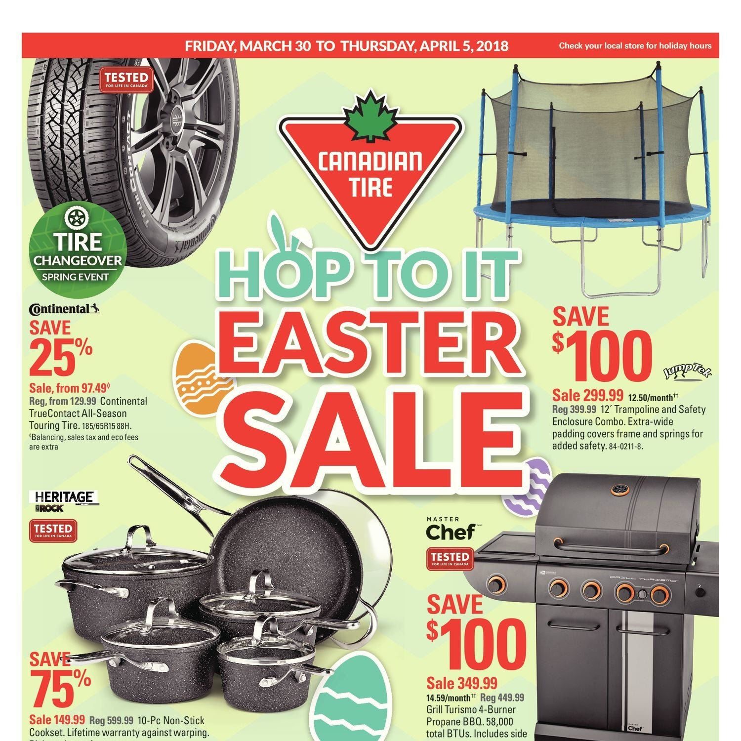 Canadian Tire Weekly Flyer Weekly Hop To It Easter Sale Mar 30