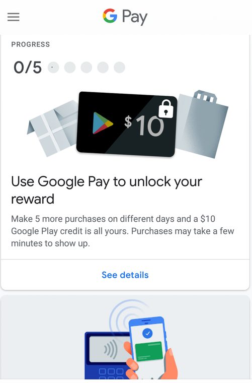 google play credit to google pay