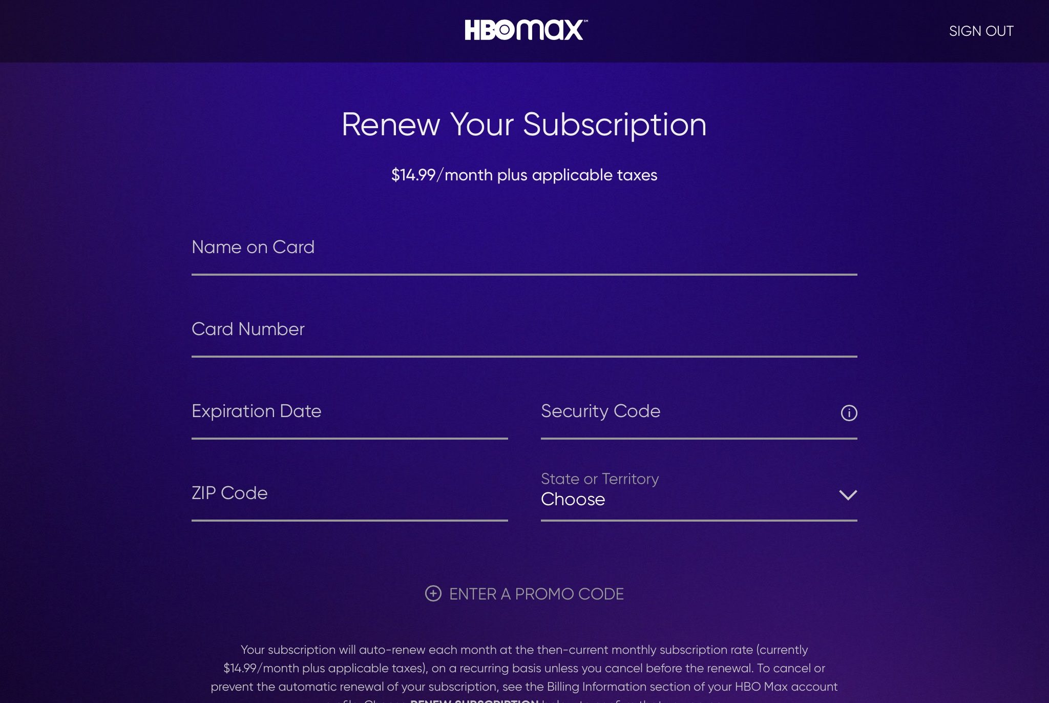 hbo max promo code october 2020