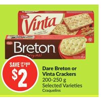 Dare Breton Or Vinta Crackers