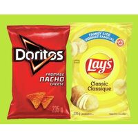 Lay's Potato Chips or Poppables or Doritos 