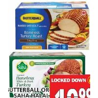 Butterball or Saha Halal Boneless Turkey Breast Roast