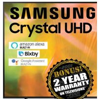 Samsung UHD 4K Smart Crystal Display TV 50'' 