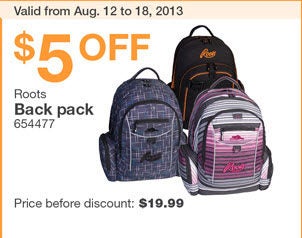 roots backpack price