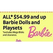 All $54.99 and up Barbie Dolls and Playsets - Up to 40% Off