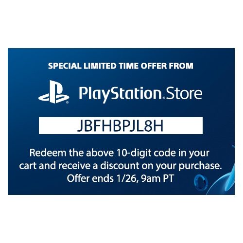 10 digit discount code ps4 august 2020