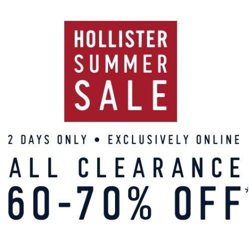 shop hollister clearance
