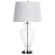 Table Lamp with Clear Glass Base - $69.99
