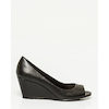 Leather Peep Toe D'Orsay Wedge Shoes - $49.99 (29% off)