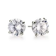 10K Round Stud Earrings In White or Yellow Gold - $19.99