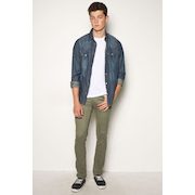 Guys Skinny 5 Pocket Twill Pant - Olive - Chase - $24.00 ($15.99 Off)
