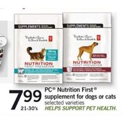 PC Nutrition First Supplement Fro Dog Or Cats - $7.99