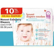 Honest Company Diapers - 10% off
