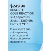 Kenneth Cole Reaction Suit - $249.98