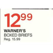 Warner's Boxed Briefs  - $12.99