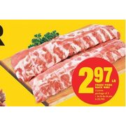 Fresh Pork Back Ribs - $2.97/lb