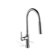Single Hole Kitchen Faucet With Pull-out Spout / KC-9850CH - $186.99 ($67.00 Off)
