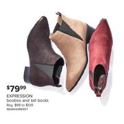Expression Booties and Tall Boots - $80.00
