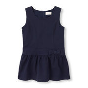 Toddler Girls Sleeveless Uniform Drop Waist Jumper - $9.98 ($14.97 Off)