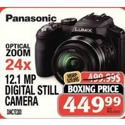 Panasonic Optical Zoom 24x 12.1 MP Digital Still Camera  - $449.99