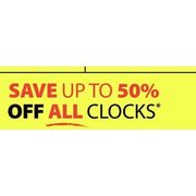All Clocks  - Up to 50% off