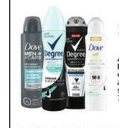 Axe White Dove or Degree Dry Spray Antiperspirant - 2/$10.00