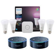Best Buy VIP Sale:  Philips Hue with Echo Dot Bundle $200, Dyson V6 Handheld Vacuum $180, Seagate 4TB Hard Drive $90 + More