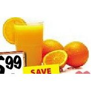 100% Pure Orange Juice - $5.99/1 L  ($2.00 off)
