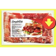 Compliments Thick Cut Naturally Smoked Bacon - $9.97