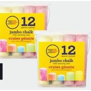Jump Kids World 12 PC Jumbo Chalk - $2.00
