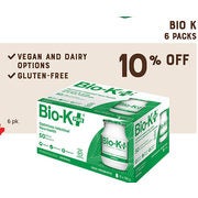 Bio K  - 10% off