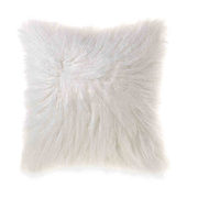 Flokati Faux Fur 18-inch Square Throw Pillow - $14.99 ($18.00 Off)