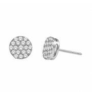 0.50 CT. T.W. Diamond Carnation Stud Earrings In 10K White Gold - $559.30 ($239.70 Off)