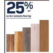 All Laminate Flooring - 25% off