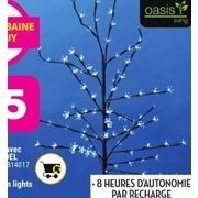 Oasis Living Solar Tree with 96 LED Blossom Lights - $25.00