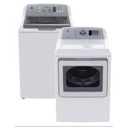 GE Appliances 5.3 Cu. Ft. High Efficiency Top Load Washer, 7.4 Cu. Ft. Dryer - $1012.98/pr ($337.00 off)