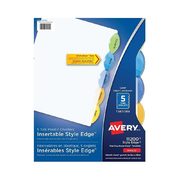 Avery Style Edge Dividers - 5-Tab - $3.43 (20% off)