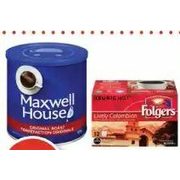 Maxwell House Ground Coffee or Folgers K-Cup Coffee Pods - $6.99