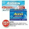 Aspirin 81 Mg Chews Tablets Or Aleve Pain Relief Products - $15.99