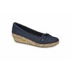 Lily Navy Wedge Loafer By Grasshoppers - $49.99 ($15.01 Off)