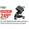 Britox B-Lively Single Stroller, Dove  - $249.99