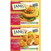 Janes Pub Style Chicken Burgers Nuggets or Strips - $5.99