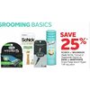 Schick or Wilkinson Blade Refills, Manual Or Disposable Razors Or Edge Or Skintimate Shave Preps  - 25% off