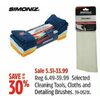 Simojniz Cleaning Tools, Cloths And Detailing Brushes - $5.51-$33.99 (Up to 30% off)