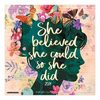 She Believed She Could 18-Month July 2020 To December 2021 Wall Calendar - $9.99 (10 Off)