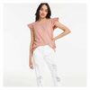 Tiered Sleeve Tee In Dusty Pink - $15.94 ($3.06 Off)