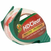 Duck Clear Heavy Duty Packing Tape-Single Pk 40 Yd With Dispenser  - $7.46 (10% off)