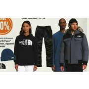 Men's & Women's the North Face Outerwear, Apparel & Footwear - 20% off