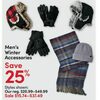 Men's Winter Accessories - $15.74-$37.49